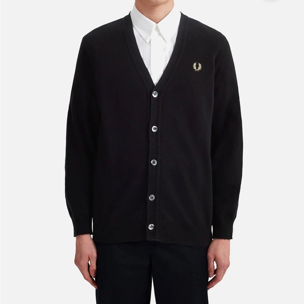 FRED PERRY Reissues Lambswool Cardigan